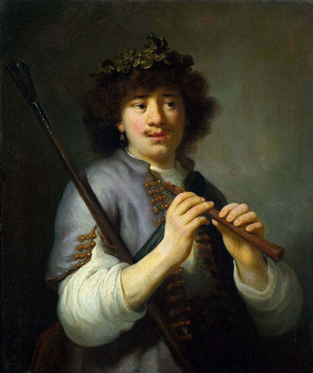 Govert Flinck's painting: Rembrandt as Shepherd