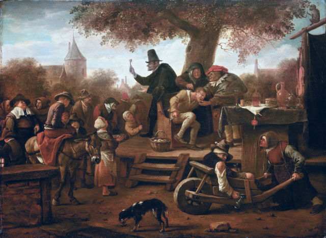 Jan Steen's painting: The Quack