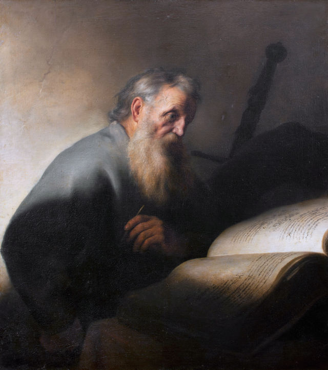 Jan Lievens's painting: St. Paul