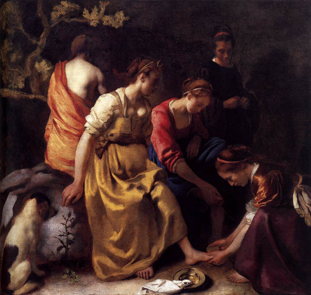 Johannes Vermeer's painting: Diana and Her Companions