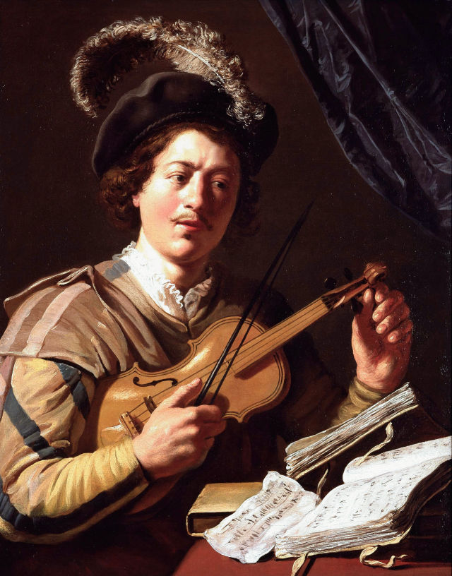 Jan Lievens's painting: The Violin Player