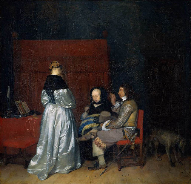 Gerard ter Borch's painting: The Paternal Admonition
