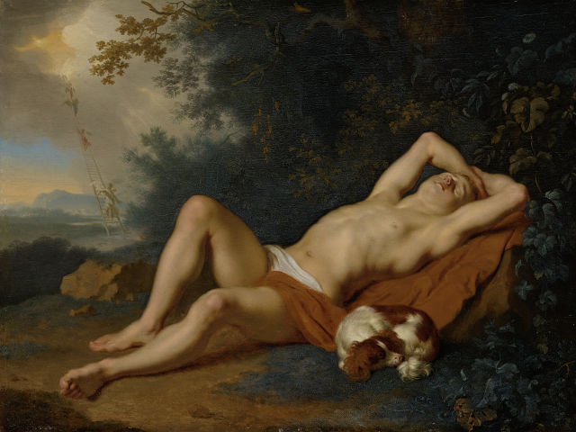 Ary de Vois's painting: Jacob’s Dream