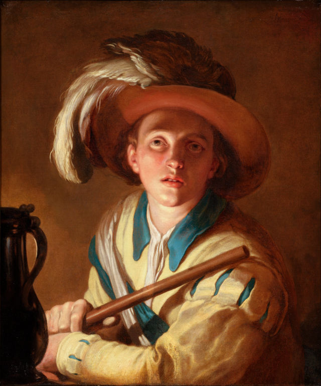 Abraham Bloemaert's painting: The Flute Player