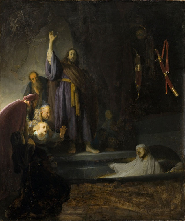 Rembrandt van Rijn's painting: The Raising of Lazarus