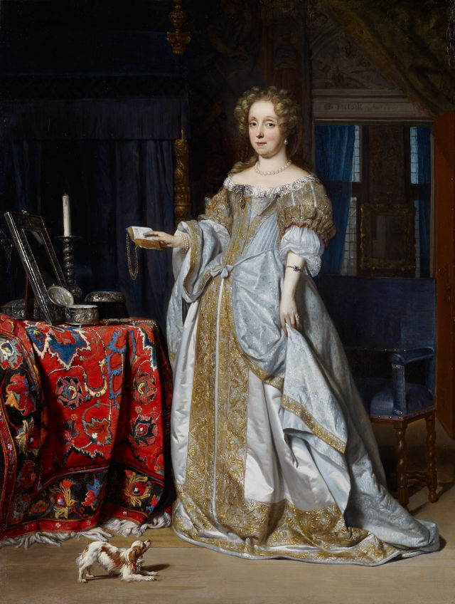 Gabriël Metsu's painting: Portrait of a Lady