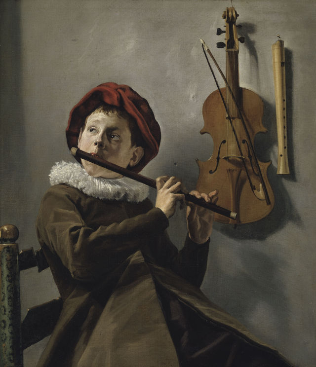 Judith Leyster's painting: Young Flute Player