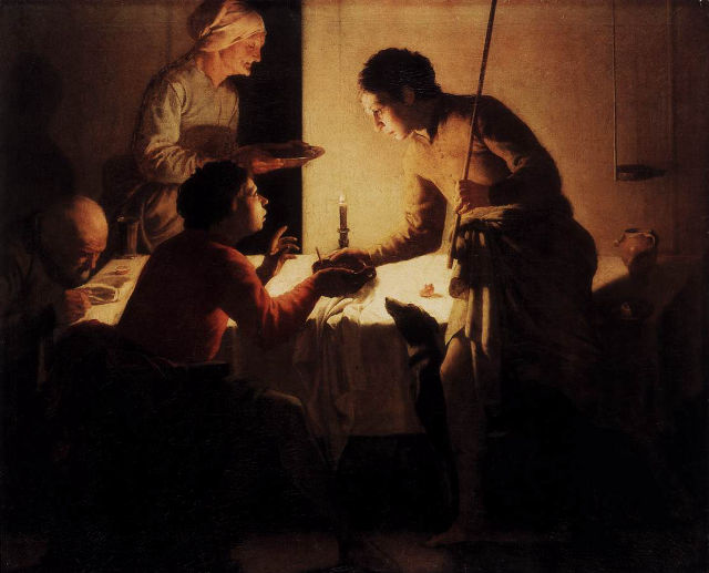 Hendrick ter Brugghen's painting: Esau Selling His Birthright