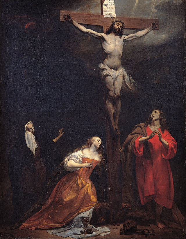 Gabriël Metsu's painting: Crucifixion