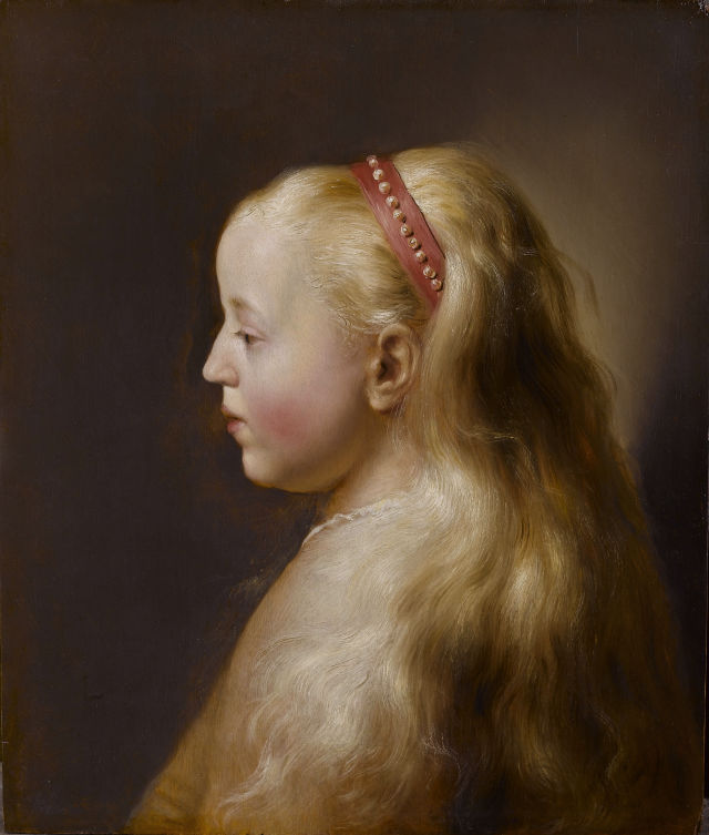 Jan Lievens's painting: Young Girl in Profile