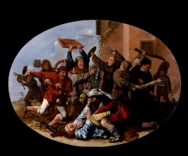 Jan Miense Molenaer's painting: Battle Between Carnival and Lent