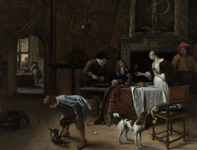 Jan Steen's painting: Easy Come, Easy Go