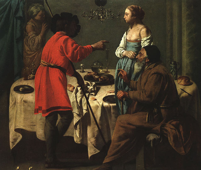 Hendrick ter Brugghen's painting: Jacob Reproaching Laban