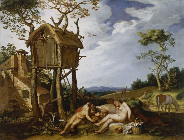Abraham Bloemaert's painting: Parable of the Wheat and the Tares