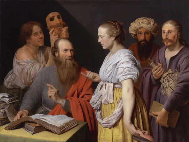 Willem van der Vliet's painting: An Allegory