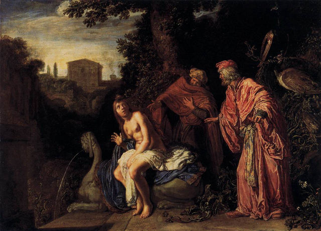 Pieter Lastman's painting: Susanna and the Elders