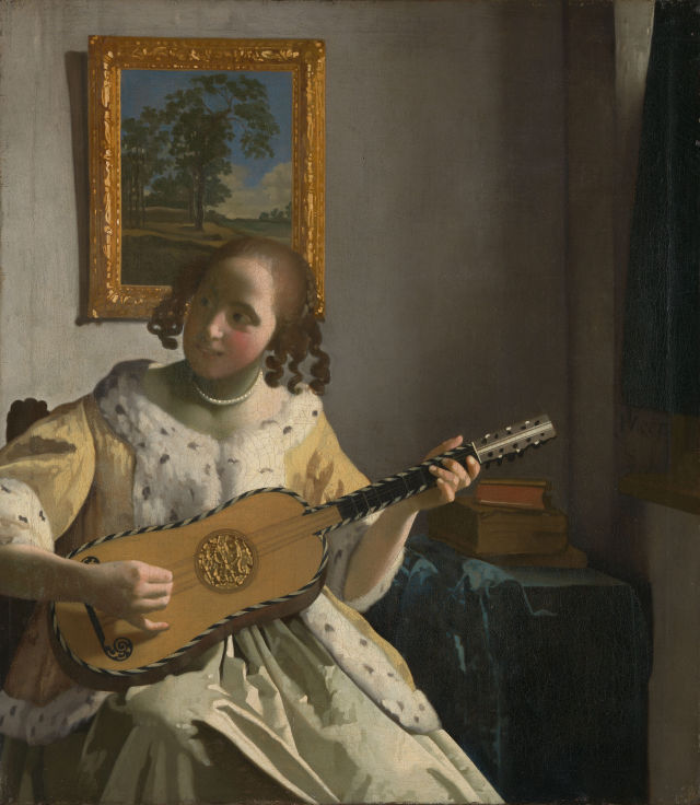 Johannes Vermeer's painting: The Guitar Player