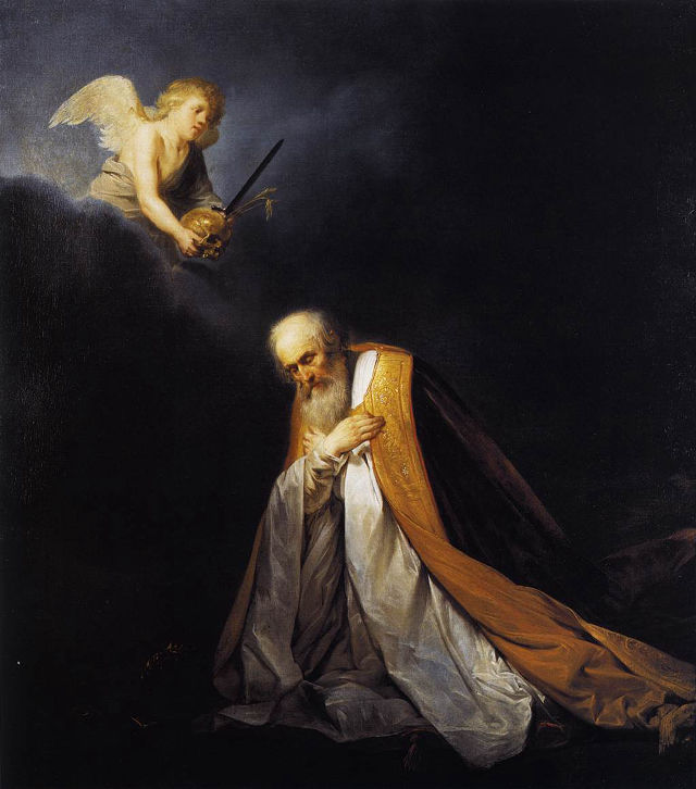 Pieter de Grebber's painting: King David in Prayer