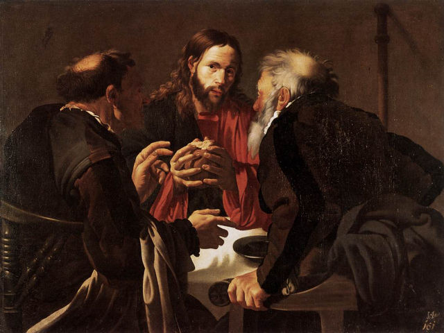 Hendrick ter Brugghen's painting: Supper at Emmaus