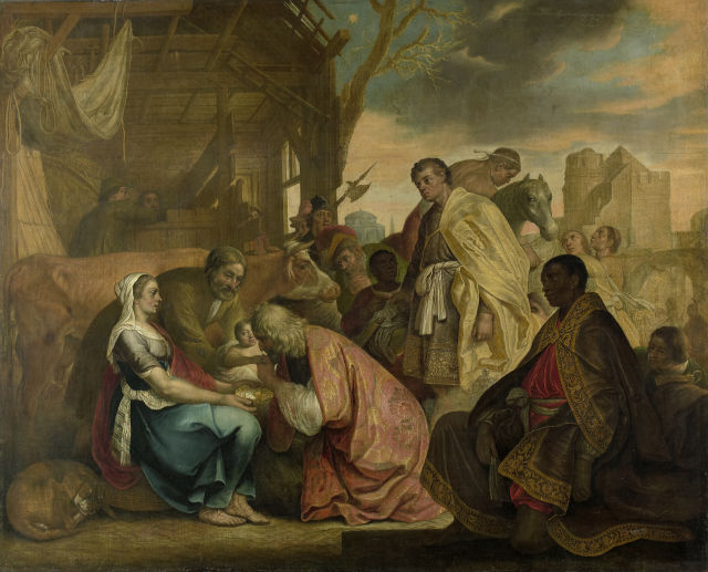 Joris van Schooten's painting: The Adoration of the Magi