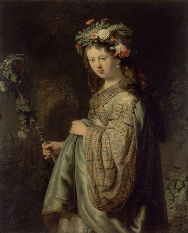 Rembrandt van Rijn's painting: Flora
