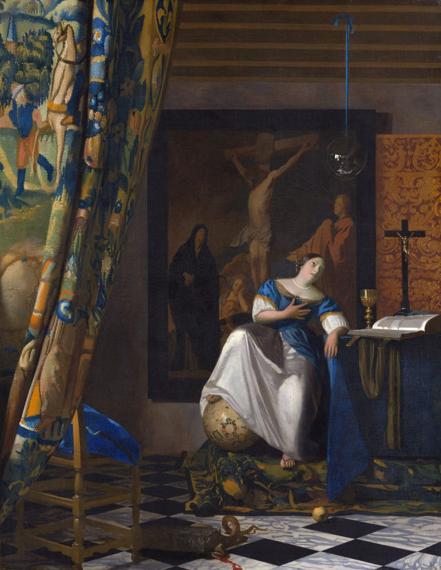 Johannes Vermeer's painting: The Allegory of Faith
