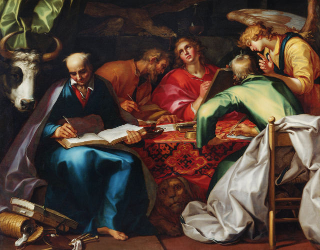 Abraham Bloemaert's painting: The Four Evangelists
