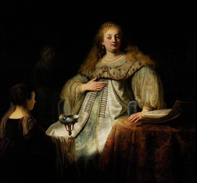 Rembrandt van Rijn's painting: Artemisia