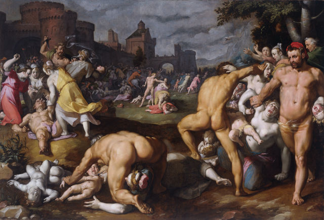 Cornelis van Haarlem's painting: The Massacre of the Innocents