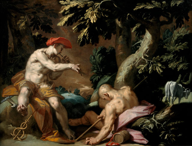 Abraham Bloemaert's painting: Mercury, Argus and Io