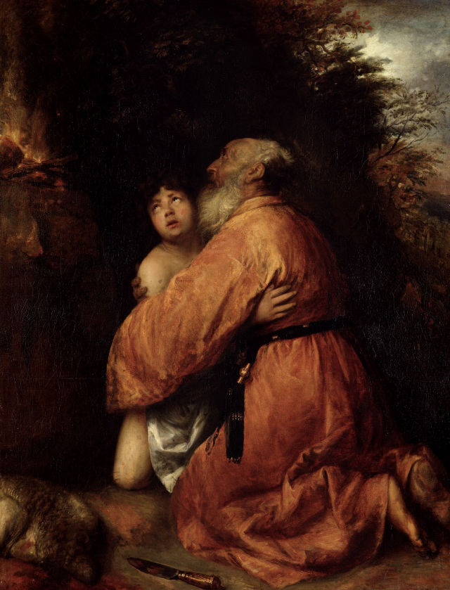 Jan Lievens's painting: The Sacrifice of Isaac