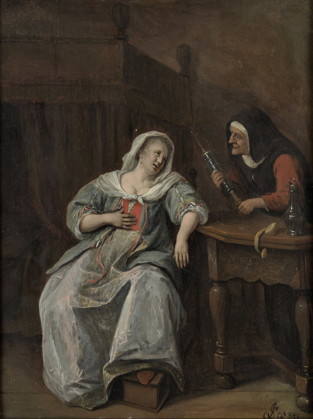 Jan Steen's painting: The Sick Woman