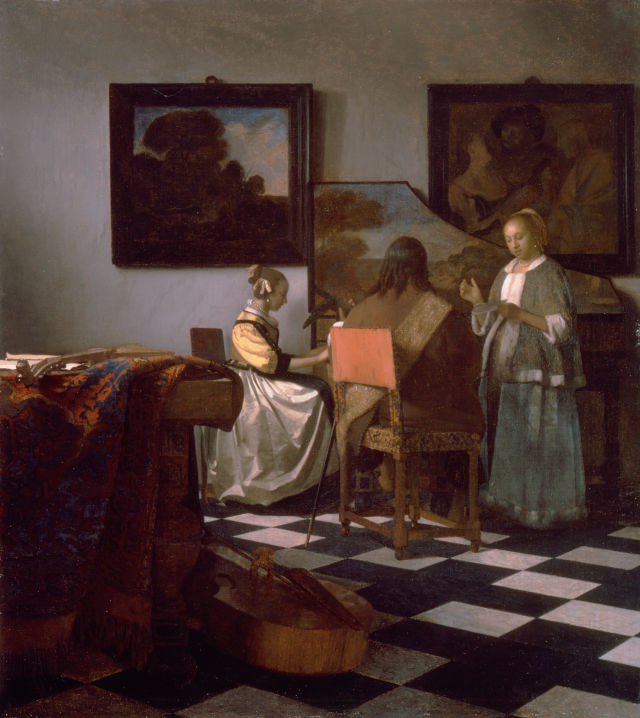 Johannes Vermeer's painting: The Concert