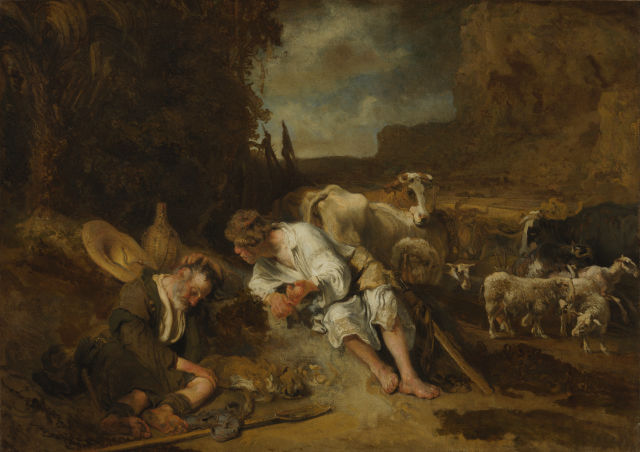 Carel Fabritius's painting: Mercury and Argus