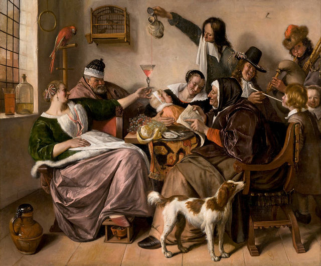 Jan Steen's painting: The Way You Hear It is the Way You Sing It