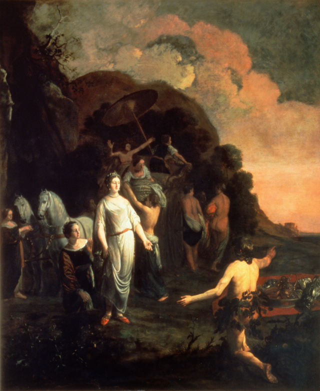 Thomas de Keyser's painting: Odysseus and Nausicaa
