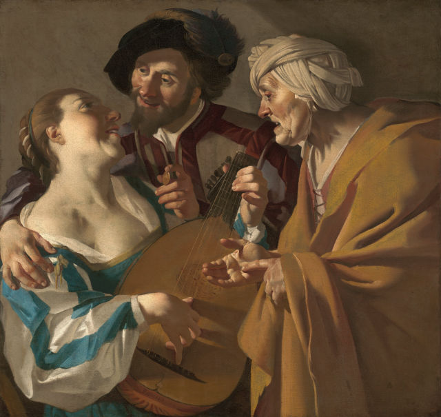 Dirck van Baburen's painting: The Procuress