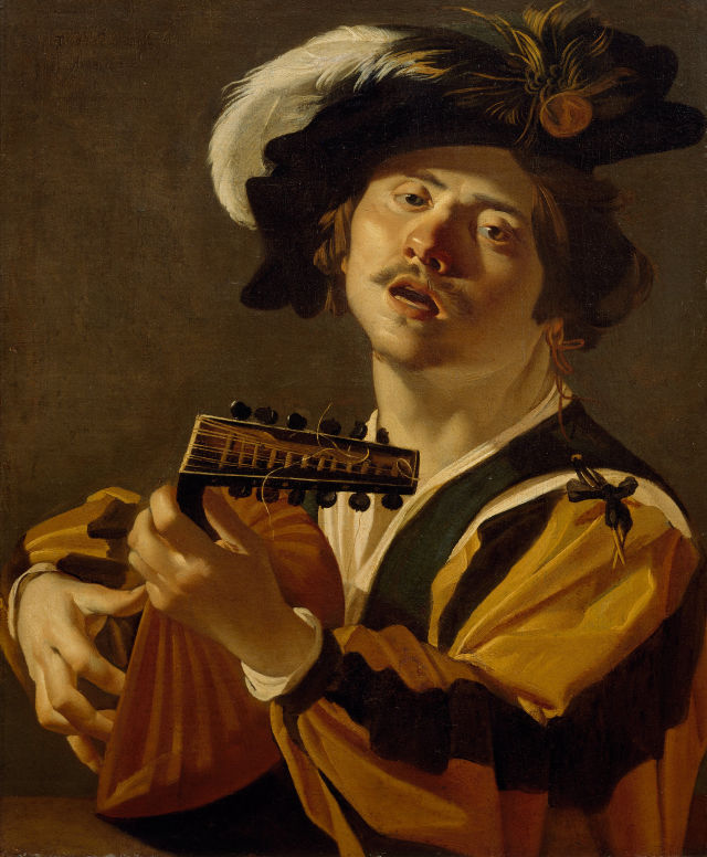 Dirck van Baburen's painting: The Lute Player