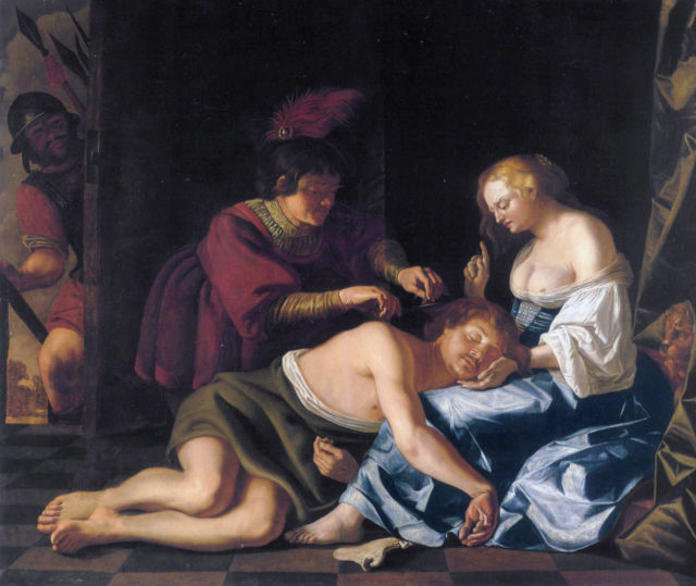 Christiaen van Couwenbergh's painting: The Capture of Samson