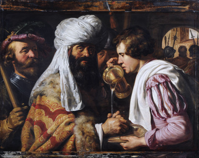 Jan Lievens's painting: Pilate Washing his Hands