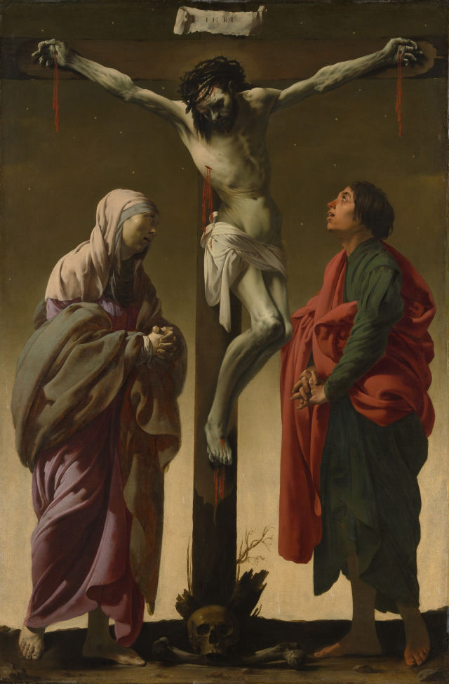 Hendrick ter Brugghen's painting: The Crucifixion with the Virgin and Saint John