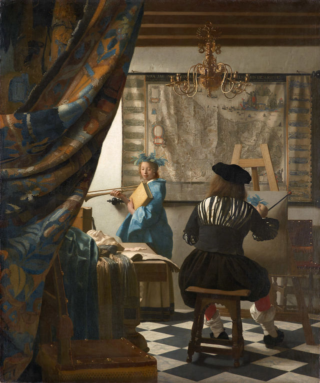 Johannes Vermeer's painting: The Art of Painting