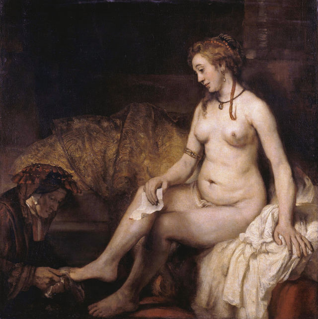 Rembrandt van Rijn's painting: Bathsheba with David’s Letter