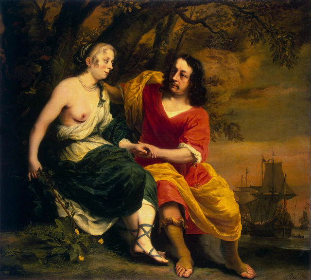 Ferdinand Bol's painting: Bacchus and Ariadne