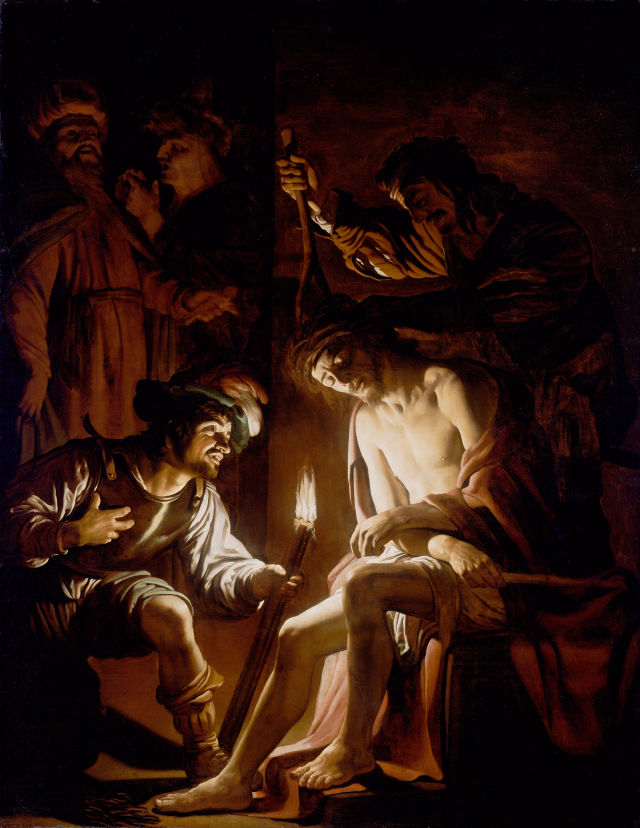 Gerard van Honthorst's painting: Christ Crowned with Thorns