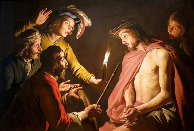 Matthias Stom's painting: Christ Crowned with Thorns